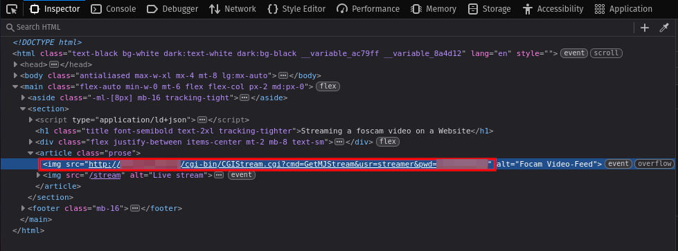 Firefox-Console